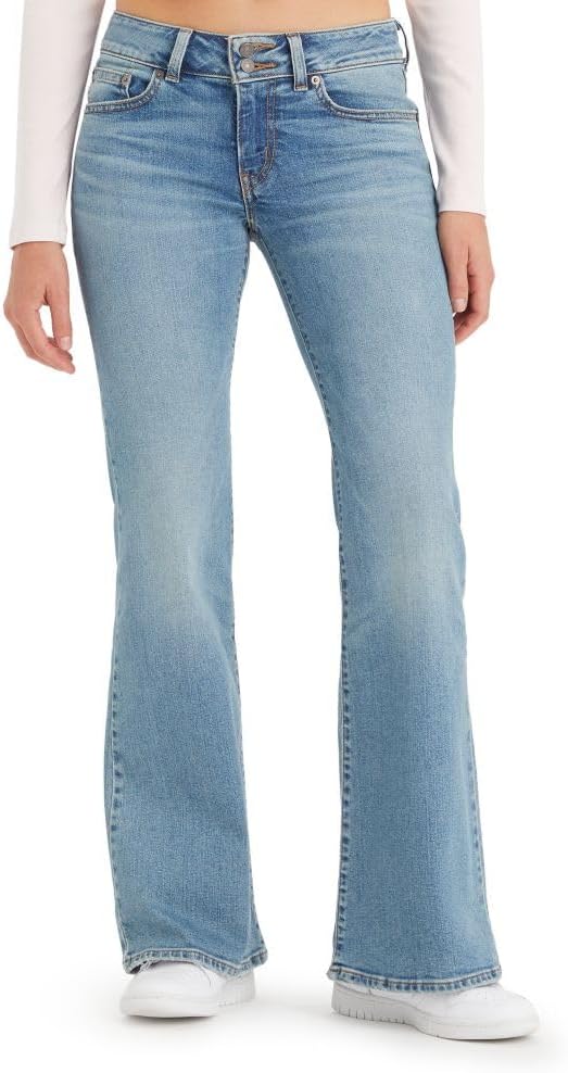 Levi's Women's Superlow Flare Jean, Also Me, 24 Short